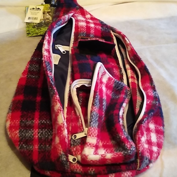 Plaid rope bag - Picture 2 of 9
